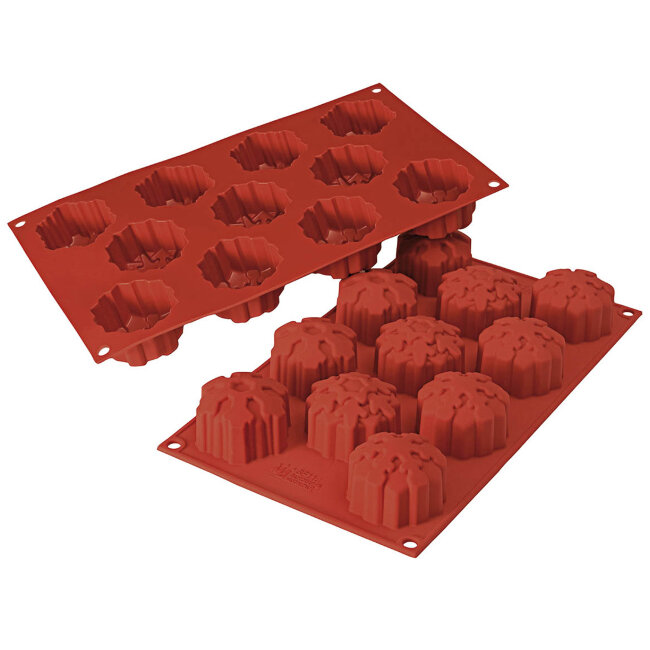 Silicone mold Snowflake d 56 mm h 35 mm SF115, Silikomart Silicone mold Snowflake d 56 mm h 35 mm SF115, Silikomart
