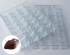 Mold for chocolate polycarbonate Lips 15 g, 2351 CW