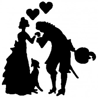 Трафарет для торта ЗАКОХАНІ, MASK 47