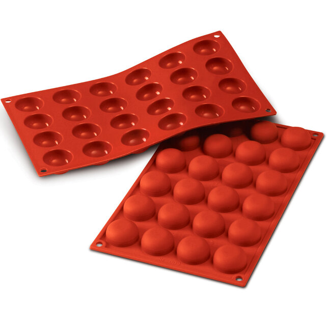 Form silicone Hemisphere Ø34 mm, h16 mm, Silikomart SF009