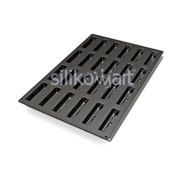 Silicone form 600x400 mm, &quot;shaped line&quot; 117x29 mm, h 39 mm SQ026, Silikomart
