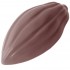 Какао боб 74мм, поликарбонат, форма для шоколада Chocolate World CW2370