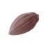 Какао боб 74мм, поликарбонат, форма для шоколада Chocolate World CW2370