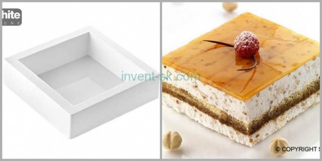 Силиконовая форма TOR SQUARE 160х160 мм h50 мм, Silikomart