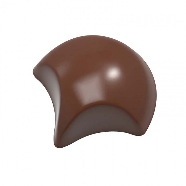 Веер 31,5мм 21шт по 8г, поликарбонат, форма для шоколада Chocolate World PRALINE FAN CW1985
