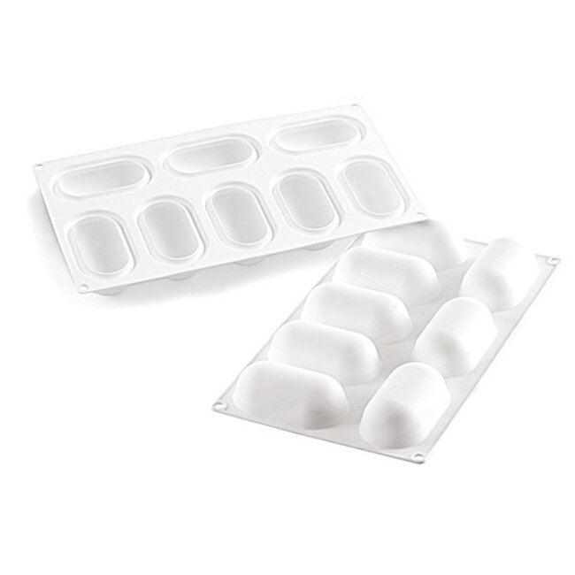 Силиконовая форма PILLOW + делитель 82x43 h 32 мм, 80 мл, Silikomart