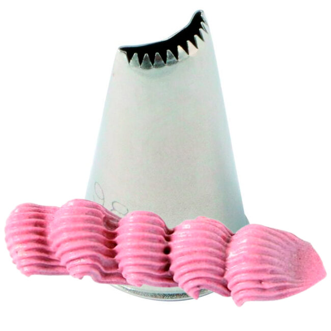 Pastry nozzle Track d16 mm h28 mm, BX8019