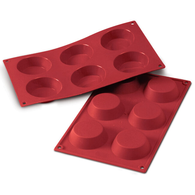 SF016 Form silicone Tartlet 70 mm, h 20 mm, Silikomart