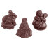 Форма для шоколада поликарбонатная "рождество" 3 фігури 43х32 мм h7 мм, 3х6 шт./7 г, 1435 CW