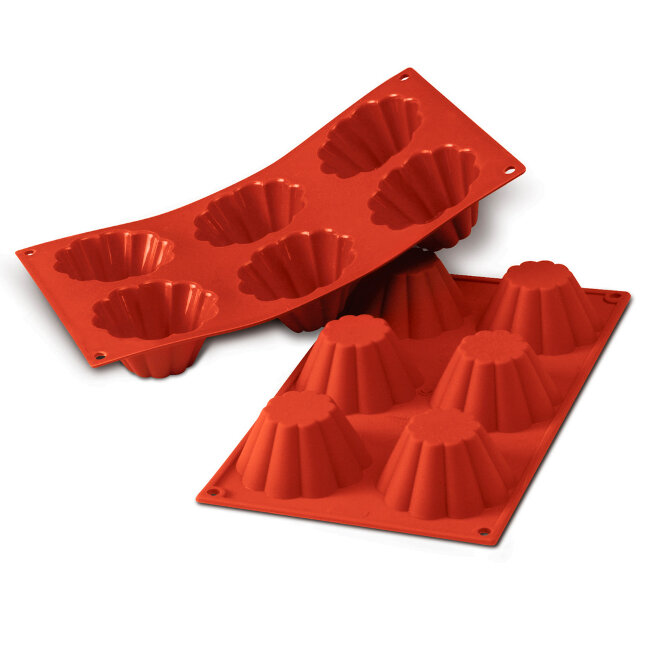 SF034 Cake mold silicone 79 h 37 mm, 110 ml, Silikomart