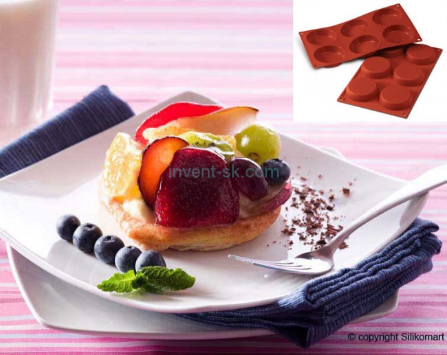 SF047 Silicone mold Circle d 80 mm, h 18 mm, Silikomart