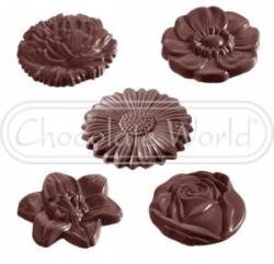 Форма для шоколада поликарбонатная Цветы 7 г, 1416 CW