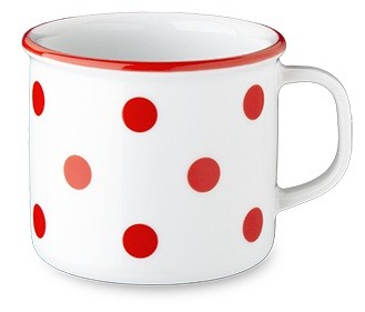 Чашка 250 мл серия Rote Punkte Retro mugs, REB0625-X9132
