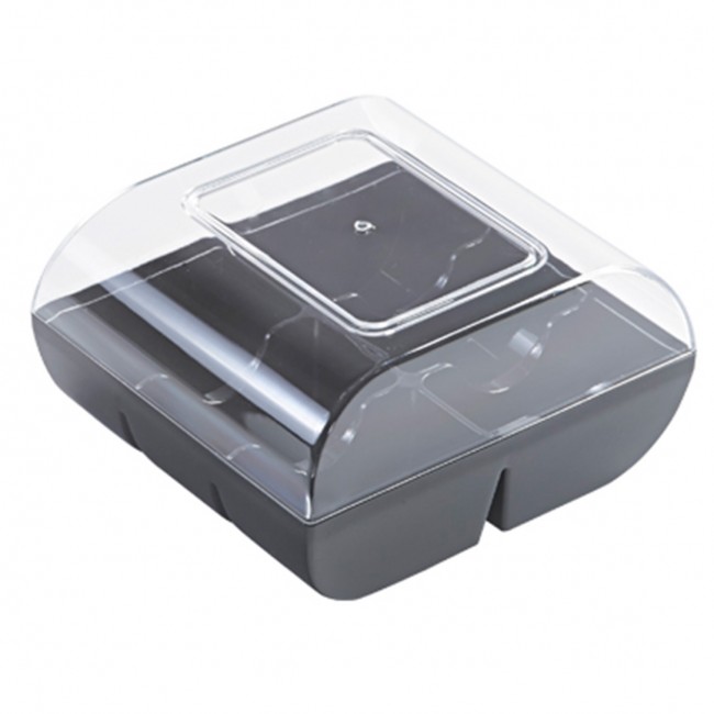 Коробки для макаронс на 6 шт, 90 шт в упаковке, Black 6