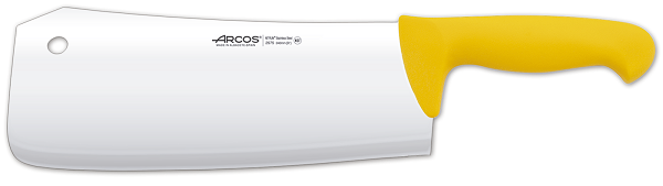 Секач, топор для мяса  240 мм "2900" желтый, 297500