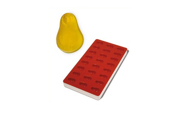 Silicone mold for marmalade "Pear" 40x26 mm, h 15 mm, Silikomart