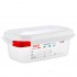 Storage container with lid GN 1/9, polypropylene 176x108x65 mm, 0.6 l, 03020