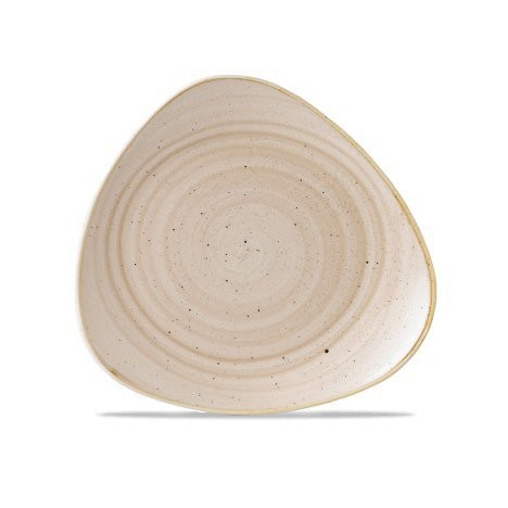 Тарелка треугольная 22,9 см серия Stonecast Nutmeg Cream, SNMSTR91