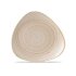 Тарелка треугольная 22,9 см серия Stonecast Nutmeg Cream, SNMSTR91