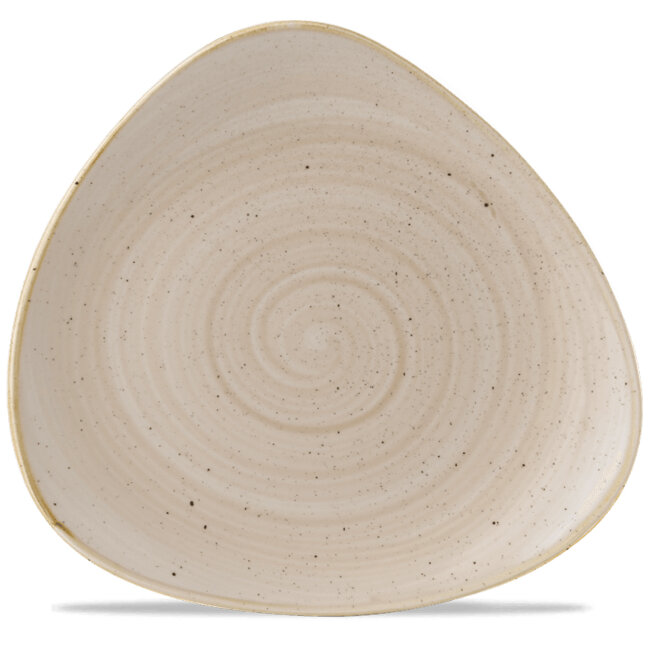 Тарелка треугольная 22,9 см серия Stonecast Nutmeg Cream, SNMSTR91