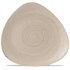Тарелка треугольная 22,9 см серия Stonecast Nutmeg Cream, SNMSTR91
