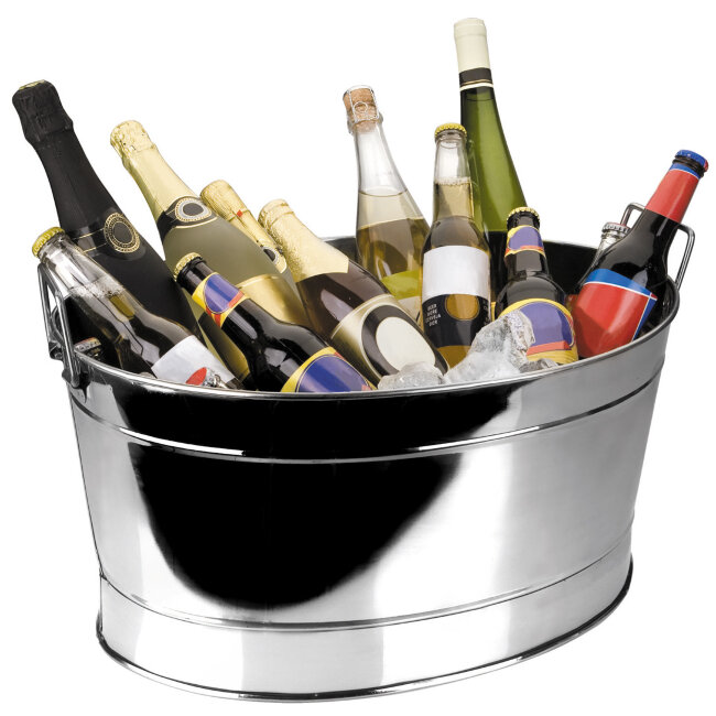 Ведро для шампанского 53х38 см, н/ж, 62272