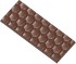 Форма для шоколада поликарбонатная Медовые соты 68 г, 2454 CW