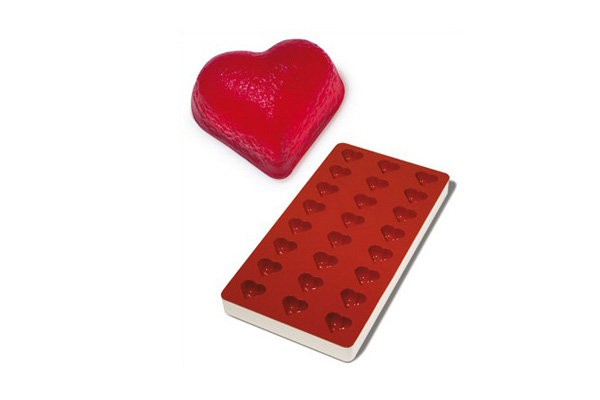 Silicone mold for marmalade &quot;Heart&quot; Silikomart SG03 34 x 30mm