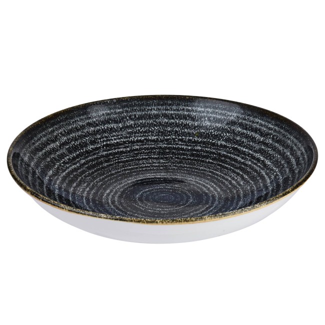 Тарелка глубокая 24,8 см 1,14 л серия Studio Prints Charcoal Black, SPCBEVB91