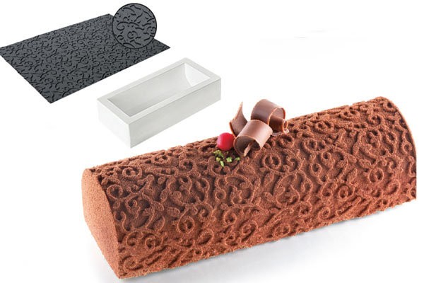 Набор для выпечки и декорирования KIT ARABESQUE 250х90 h 70 мм, 1300мл, Silikomart Набор для выпечки и декорирования KIT ARABESQUE 250х90 h 70 мм, 1300мл, Silikomart