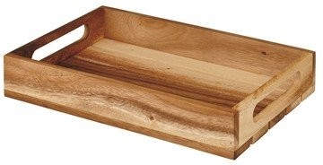 Підставка для подачі дерев'яна 30x20x4, 8 см серія "Wooden", ZCAWMWCR1 Підставка для подачі дерев'яна 30x20x4, 8 см серія "Wooden", ZCAWMWCR1