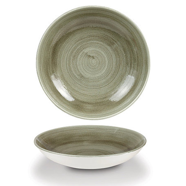 Салатник 24,8 см, 1136 мл серия "Stonecast Patina Burnished Green", PABGEVB91