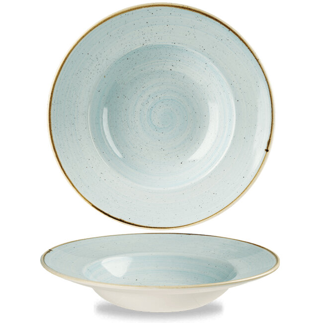 Pasta plate d 28 cm Churchill series Stonecast Duck Egg Blue, SDESVWBL1