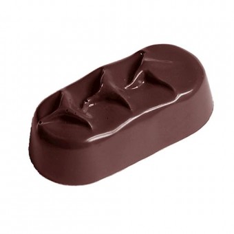 Баунти 60мм, 12шт по 27г, поликарбонат, форма для шоколада Chocolate World CW2364 Баунти 60мм, 12шт по 27г, поликарбонат, форма для шоколада Chocolate World CW2364