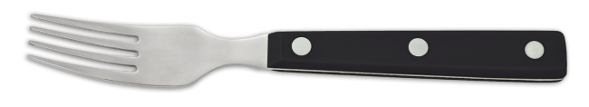Вилка для стейка 195 мм черная, 374700