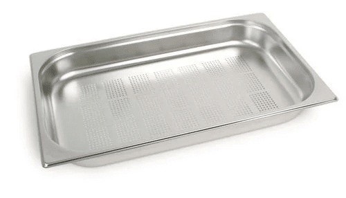 Гастроемкость из нержавейки перфорированная GN 1/1 h-100 мм, 231175