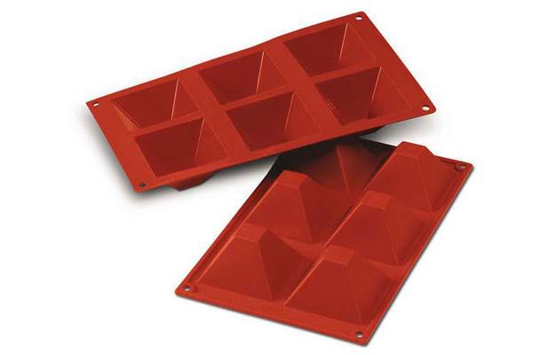 Silicone mold Pyramid 71x71mm h40 mm, Silikomart SF007