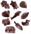 Форма для шоколада поликарбонатная Звери 7,5 г, 1541 CW