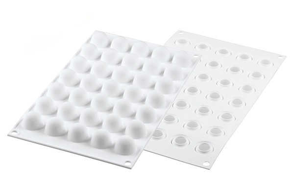 Силиконовая форма для муссовых десертов Трюфель TRUFFLES 5, d 22mm, h 19,5 mm, v 5 ml, pcs 35, Silikomart