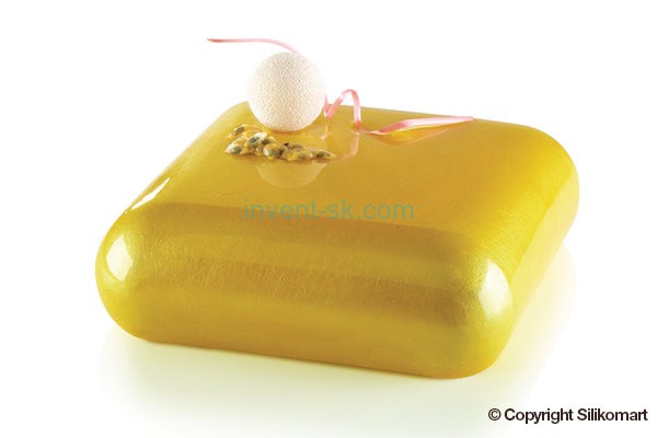 Силиконовая форма для муссовых тортов GEM1000 160x160 h50 mm, 1000 ml, Silikomart