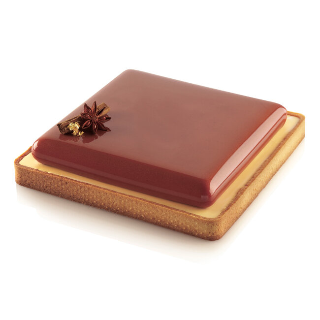 Форма для тарта SQUARE, KIT TARTE RING SQUARE 200