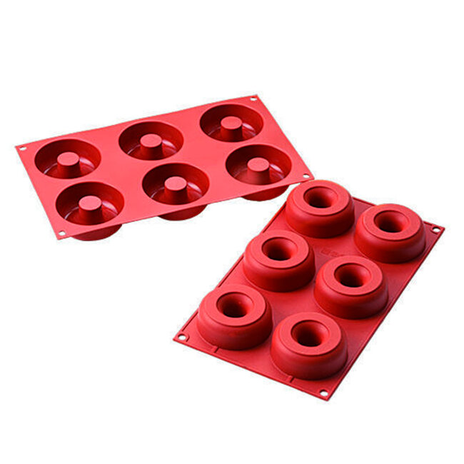 Силиконовая форма Пончик, d 75-25 mm, h 28 mm, DONUTS, Silikomart Киев