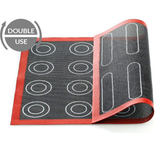 Силиконовый коврик 30x40см перфорированный с разметкой для эклеров и шу AIR MAT ECLAIR & CHOUX Silikomart Силиконовый коврик 30x40см перфорированный с разметкой для эклеров и шу AIR MAT ECLAIR & CHOUX Silikomart