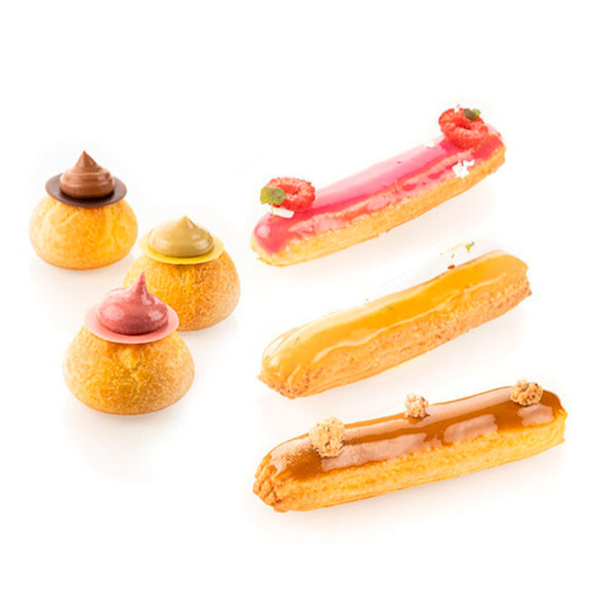 Силиконовый коврик 30x40см перфорированный с разметкой для эклеров и шу AIR MAT ECLAIR & CHOUX Silikomart Силиконовый коврик 30x40см перфорированный с разметкой для эклеров и шу AIR MAT ECLAIR & CHOUX Silikomart