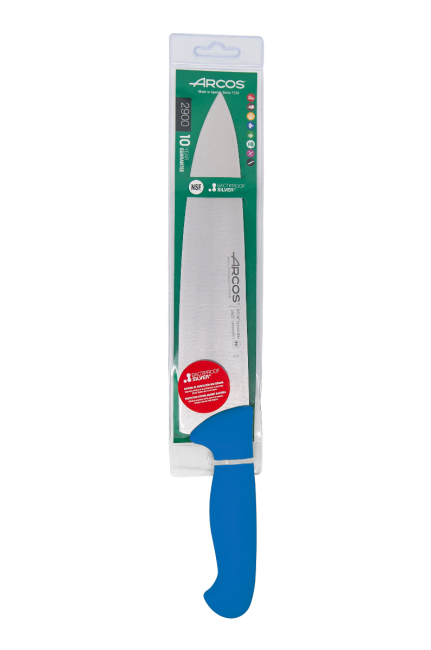 Нож поварской 250 мм "2900" синий, 292223