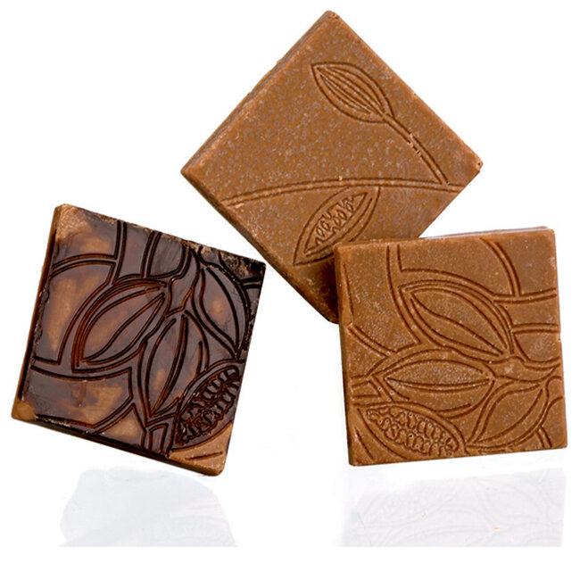 Форма для шоколада поликарбонатная Какао узор 9 г, 383207