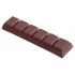 Батончик на 6 блоков 125мм 7шт по 50г, поликарбонат, форма для шоколада Chocolate World CW1132