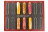 Perforated silicone mat 60x40cm with markings for eclairs Air Mat Eclair, Silikomart