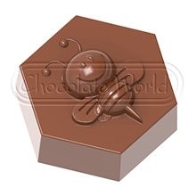 Форма для шоколада поликарбонатная Пчела 9,5 г, 1858 CW