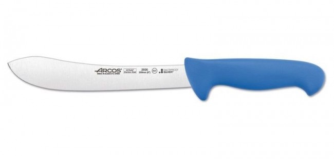 Нож мясника синий Arcos 2900 292623 20 см